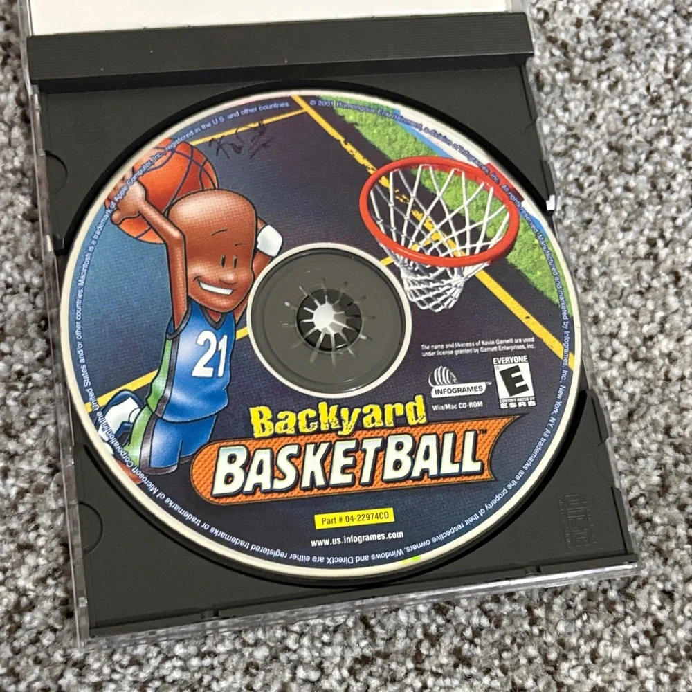 Backyard Basketball PC Game - Black Case